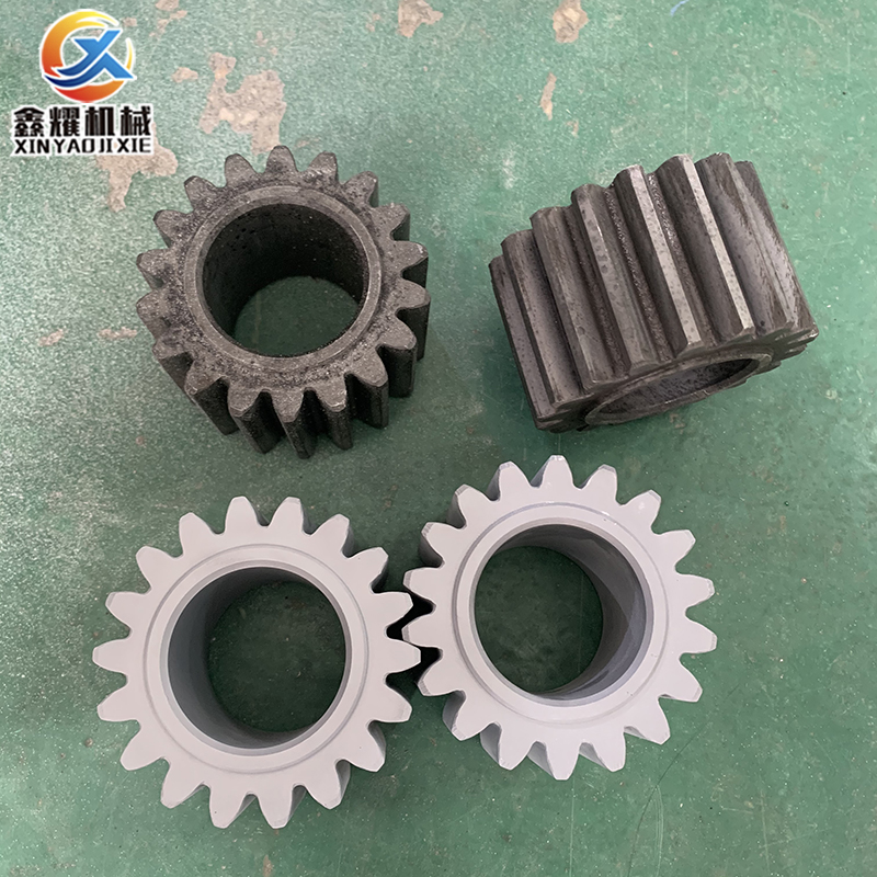 齿轮喷砂效果对比