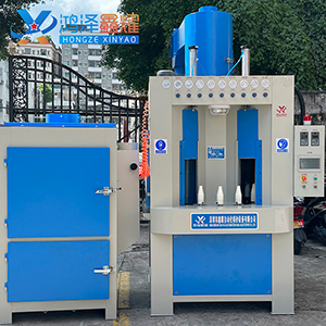 广东江门定制转盘喷砂机案例