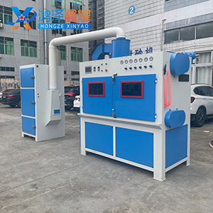 江苏无锡圆管喷砂机 钢管表面处理自动滚轴式喷砂机