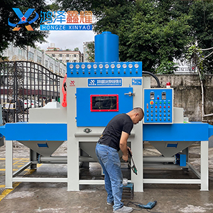 高铁轨道交通器械自动喷砂机